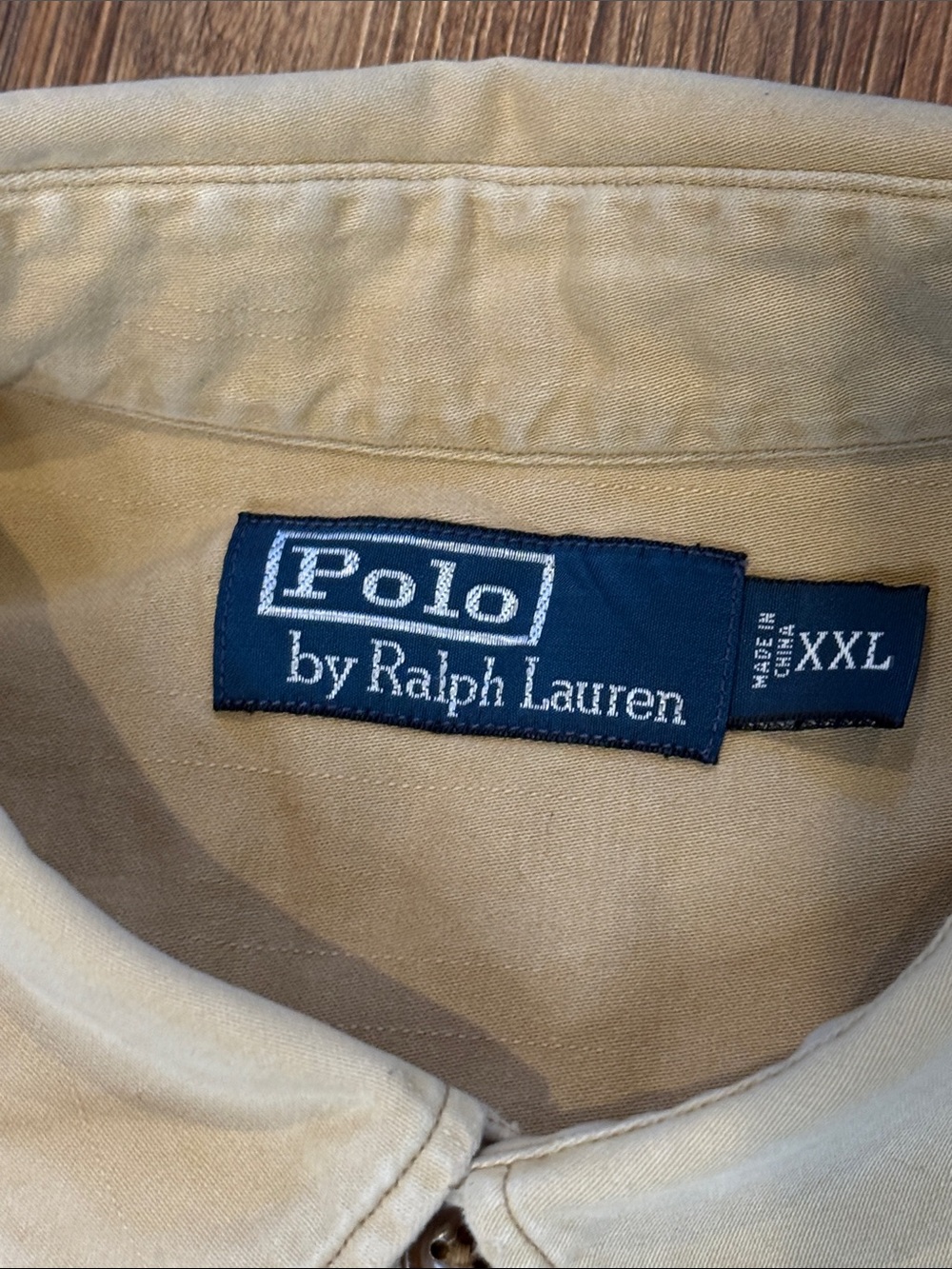 Polo Ralph Lauren PRLC Khaki Lightweight Shirt Jacket with Back Graphic Size XXL - Picture 9 of 13